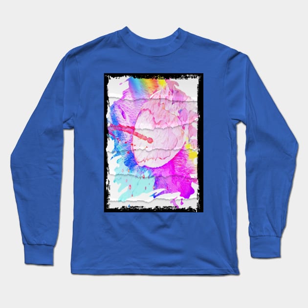 Love is love rainbow graffiti abstract Long Sleeve T-Shirt by SilverPixieArt